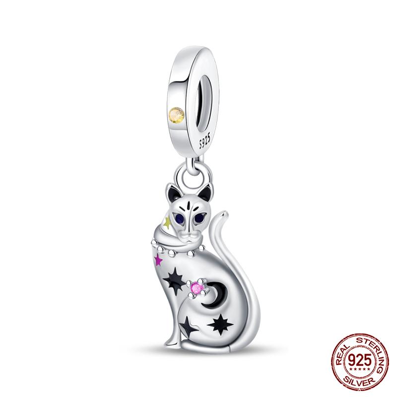 Copper Luminous Star Lantern Fish Charms Beads Fit Qikaola Original Bracelet Camera Eiffel Tower Charms Diy Jewelry