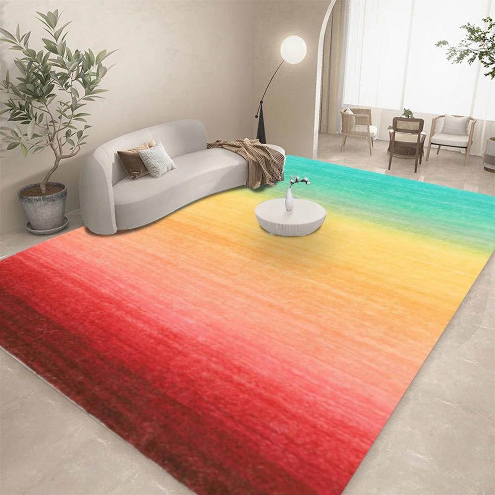 Modern Gradient Design Carpet for Living Room Home Decor Sofa Rugs Bedroom Rug Lounge Kitchen Coffee Table Floor Mat Indoor Rug