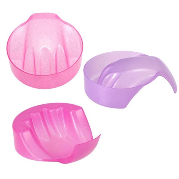 Nail Art Kit: Double-Layer Soak Bowl & Cuticle Softener in Random Colors