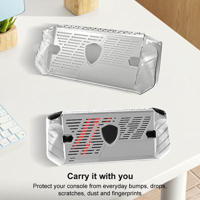 Pour boîtier MSI Claw Housse en TPU Housse de protection intégrale Coque de protection anti-rayures Manchon Coque antichoc pour accessoires MSI Claw