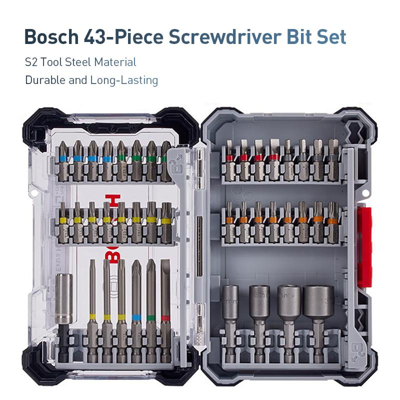 Bosch Screwdriver Bits Kit 43-Piece Screwdriver Bit Set