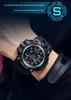 Sanda Men's Multifunctional Waterproof Luminous Sports Watch