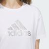 Adidas Rc Graphic Short Sleeve Tee With Letter Logo Print Women Tops White IP7086