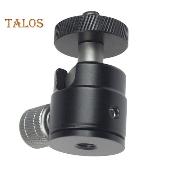 Mini Ball Head for GoPro for Osmo 360 Degree Rotatable Aluminum Alloy 1/4 Screw LED Video Light Cell Phone DSLR Camera Monopod Tripod Head Mount