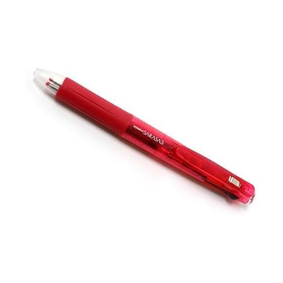 Zebra Sarasa 3 3-color black/red/blue ballpoint pen Wine J3J2-WR