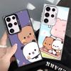 Bubu Dudu Cartoon Niedliche Stoßfeste Handyhülle für Samsung Galaxy S26 Edge S25 Ultra S24 FE S23 Plus S21 Hülle Anti-Fall Fundas