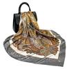 High-quality Luxurious Silk Scarves Headband Scarfs Neck Scarf For Women Chain Silk Scarf Women's Decorative Shawl