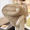 Luxurious Thickened Lambswool Fleece Blanket - Soft, Warm Coral Velvet Throw for Winter, Nap, or Sofa Use