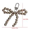 Pearls Bowknot Phone Pendant Key Chain Elegant Keychain Pendants for Handbag Keychain Cute Bowknot Crafting Decoration