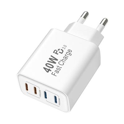 PD40W Europäischer USB-C Mehrport-Ladekopf Geeignet für Samsung und Apple Handy-Ladegerät