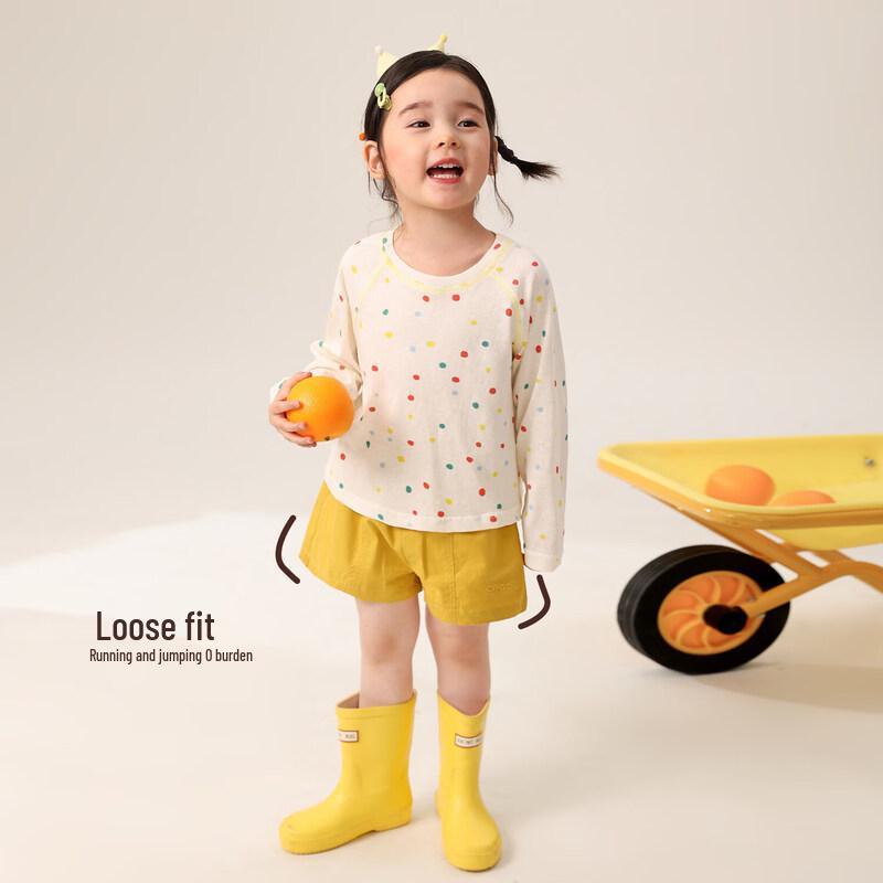 LUSON Baby Girls  Summer Casual Dopamine Shorts 140