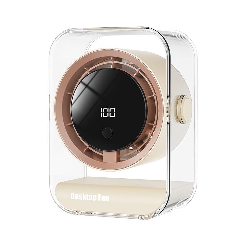 

USB Rechargeable Bladeless Mini Desktop Fan for Students and Office Flagship Edition
