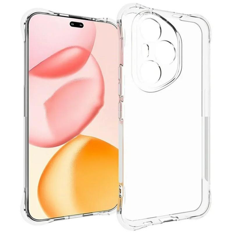For Honor 400 Pro 5G (Global) Clear TPU Case WANLONFENG TM Series 2.0mm Phone Back Cover