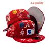 AA Fitteds Caps Jon Stan Angel Flying Baseball Cap 3D Embroidery Fit Cap Size Cap