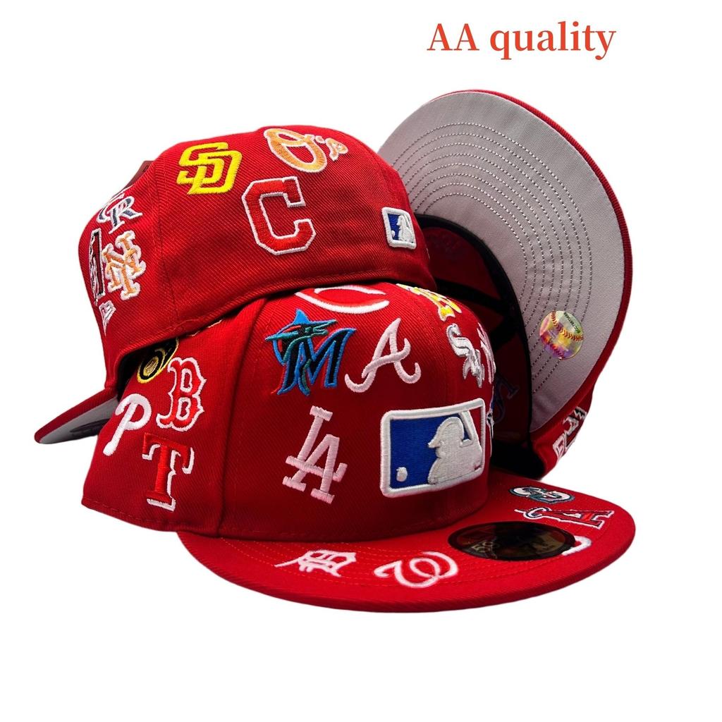 AA Fitteds Caps Jon Stan Angel Flying Baseball Cap 3D Embroidery Fit Cap Size Cap