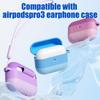 For AirPods Pro 3 2025 Case Gradient Color Silicone Earphone Cases For AirPods Pro3 Generation TPU Cover Sleeve With Hook