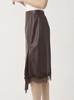 Lace Trim Variation Midi Skirt SWFS264220 BRW 0 [Snidel] Women's
