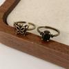 Vintage Butterfly Ring - A Unique and Exclusive Design for Women, Featuring An Open Design on The Index Finger Ring.