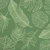Garden Bench Cushion with Leaf Pattern 120 X 50 X 4 Cm Oxford Fabric