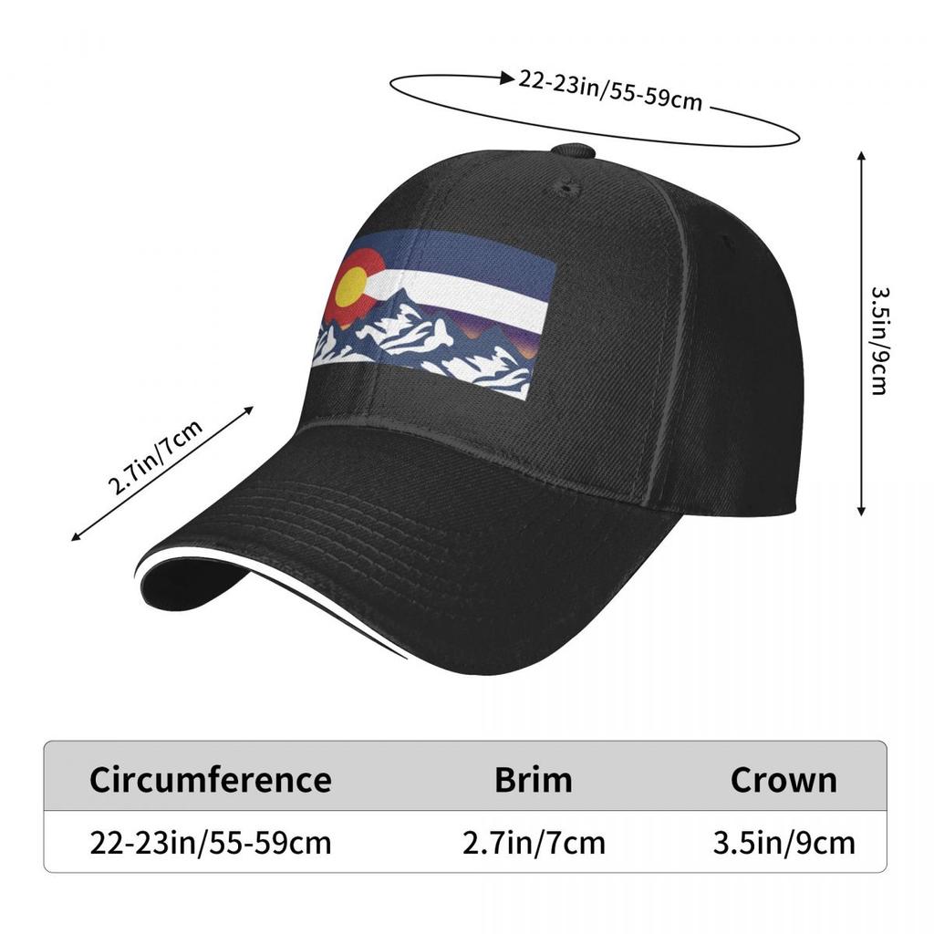 COLORADO FLAG CAP HATS Cap Baseball Cap Military Tactical Cap Hat Unisex's Women's
