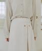 Mallen Button Skirt (Natural)