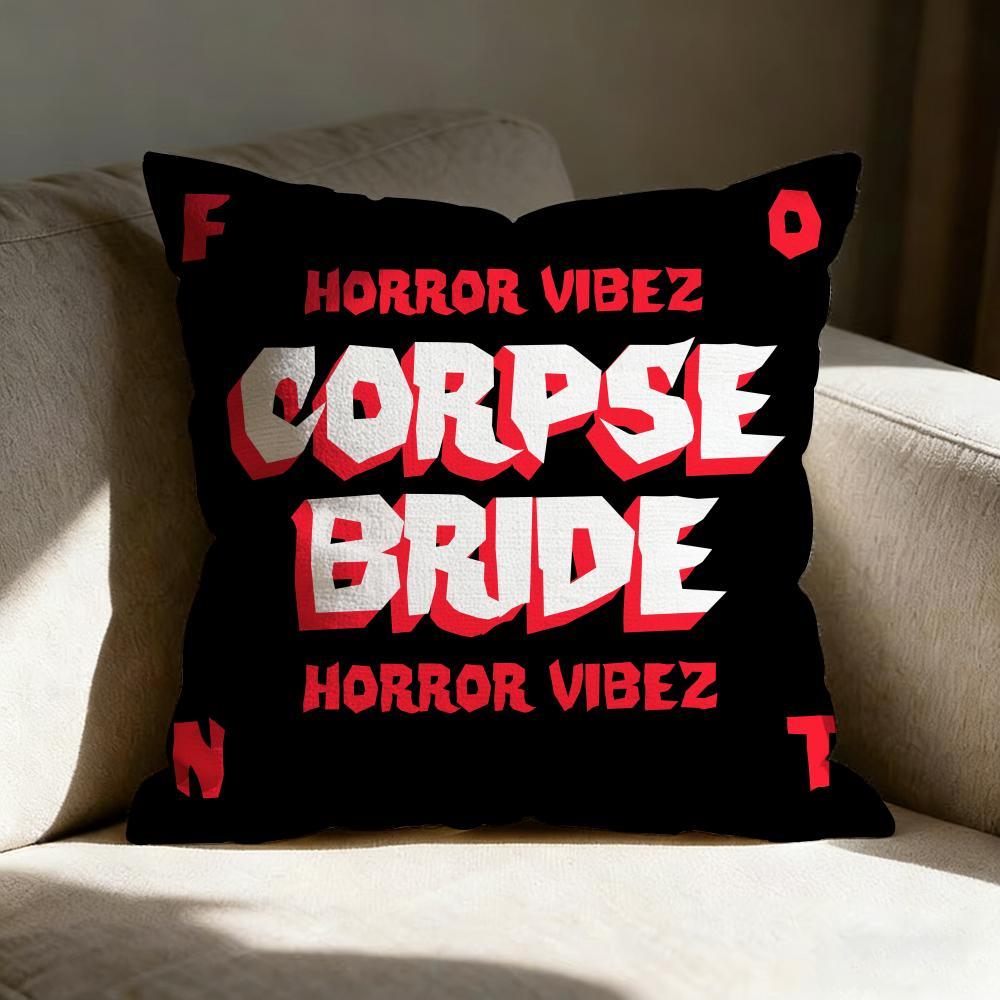 Ccorpse BBrides Moive Pillow Case Linen Pillow Covers Cover For Couch Living Room Bench Patio Floor Linen Home Decor