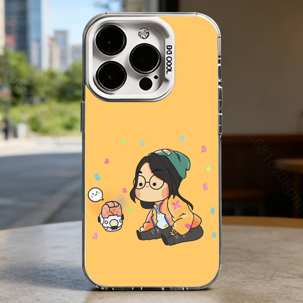 Cartoon Valorant Hard Phone Case for IPhone 16 15 14 13 12 11 Pro Max Plus16E X XR XS Max Shockproof Full Cover