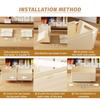 1/2pcs Expandable Clothes Storage Box Retractable Plastic Storage Container For Kitchen Bedroom Bathroom Office Desk