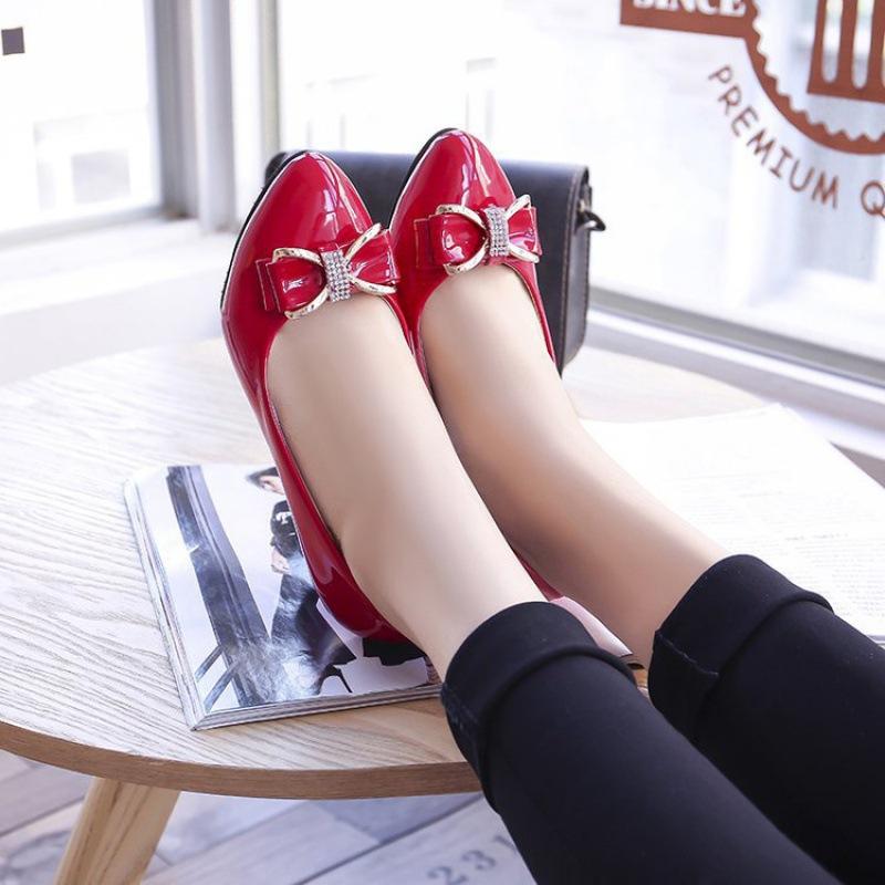 Soft Soled Shoes Spring Autumn New Women's Shoes Black Red Shallow Mouth Comfortable Work Shoes Fashion Professional High Heels