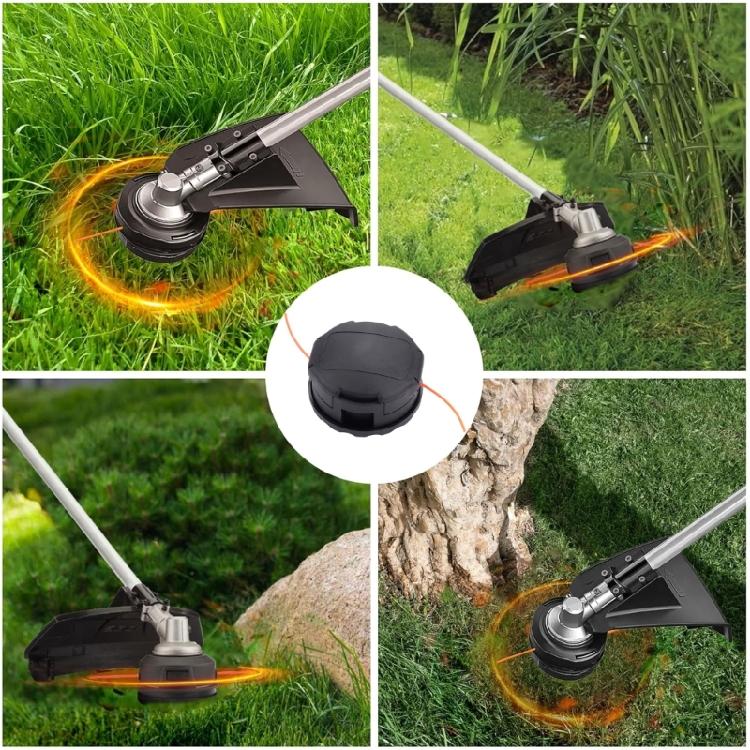 Pair Of Trimmer Heads For 15 Inch String Models ST1504SF ST1502SA With Easy Line Insertion And Caps Twist Feature