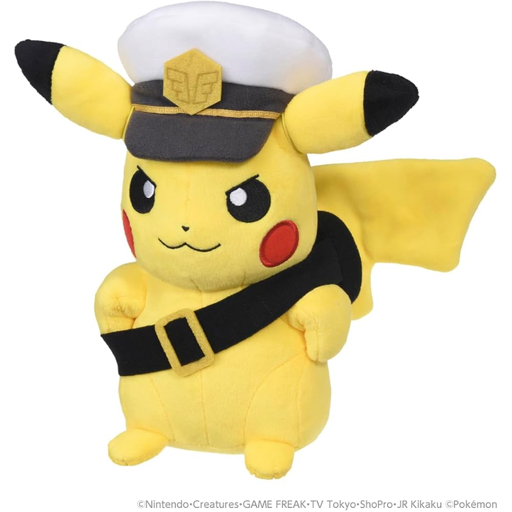 TAKARA TOMY (TAKARA TOMY) Pokemon Plush Toy Captain Pikachu Goggles ver.