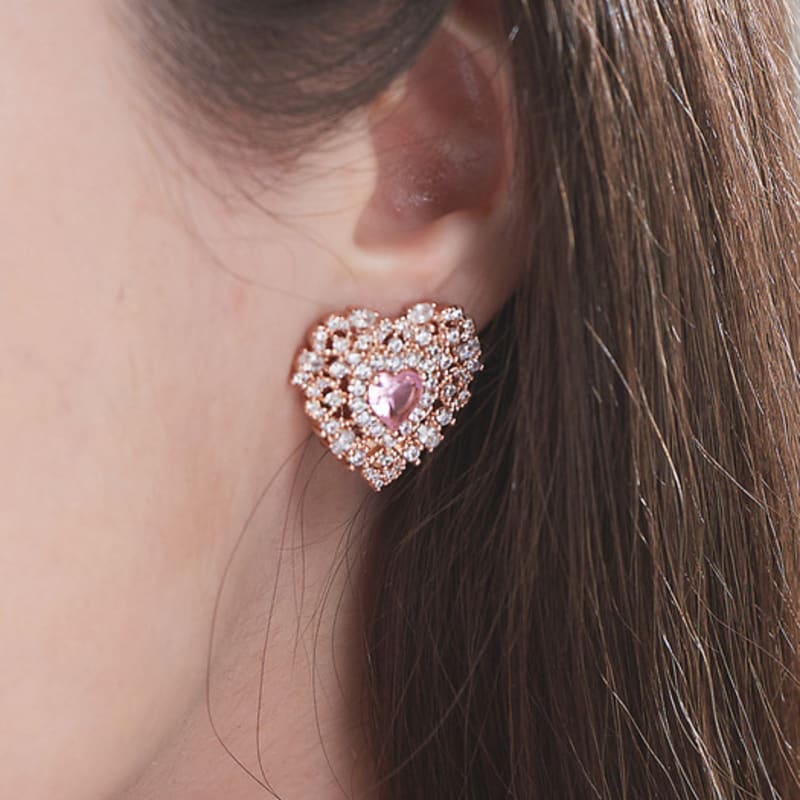 noonoo fingers Peach Fuzz Earrings