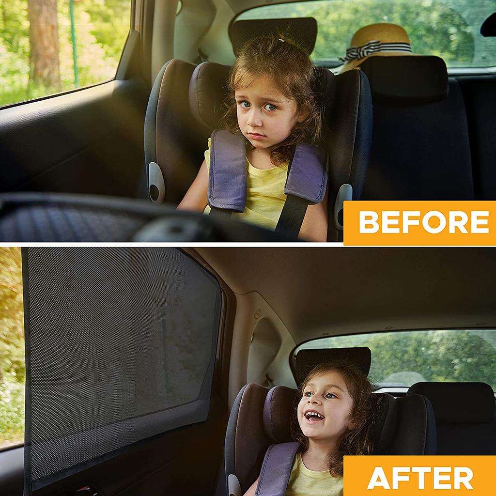 4 Bucăți Parasolar Magnetic pentru Geamul Mașinii Perdea pentru Geamul Auto Parasolar Geam Auto Protecție Solară Privacy Scut pentru Geam Accesorii Interior Mașină