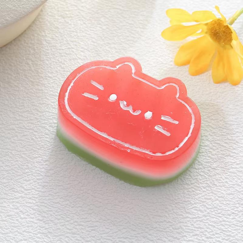 Watermelon Shaped Soft Fidget Toys Cute Cartoon Designs Perfect For Stress Relief Kids Birthday Party Favors Daily Play