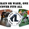Rain Boot Shoe Cover Black Waterproof with Reflector High Top Clear Shoes Dust Covers for Motorcycle Bike Rain Cover Men Women