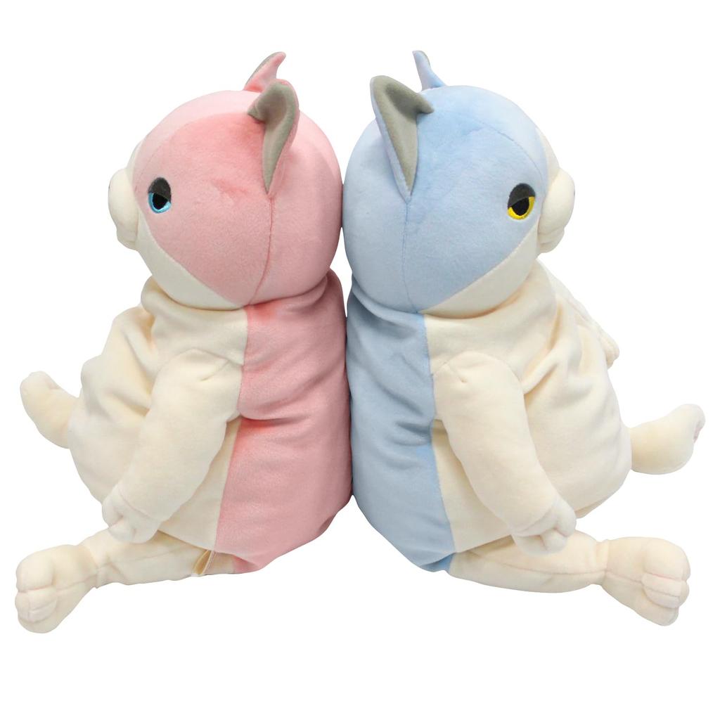 Shinada Global Mochi Series Mochi Neko Pastel Sakura 22 X 22 X 30 Cm Stuffed Cat Animal (L) MONE-0350PS