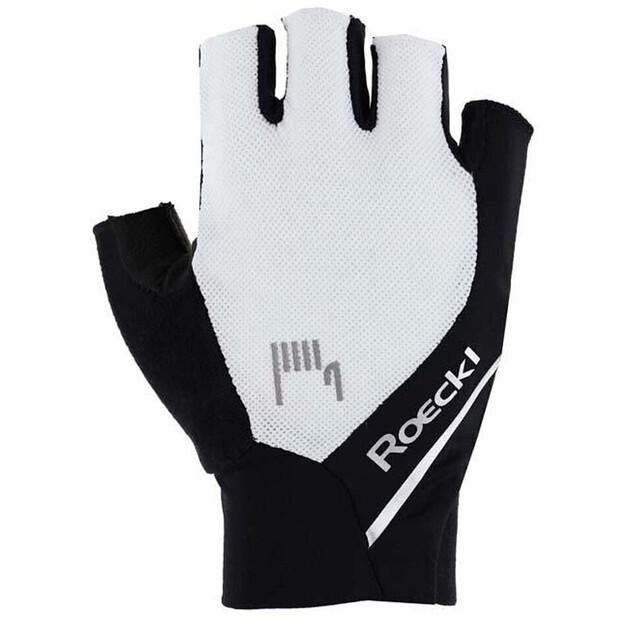 Велоперчатки Roeckl Ivory 2 (белый/черный) 6,5