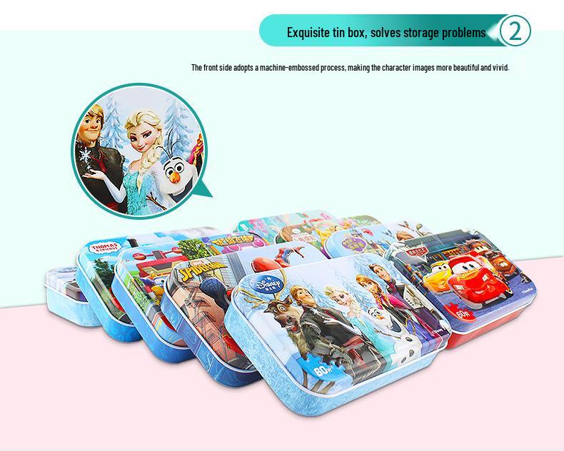 Disney Frozen Elsa Wooden Jigsaw Puzzle for Kids - 100 or 200 Pieces, Ages 4-10