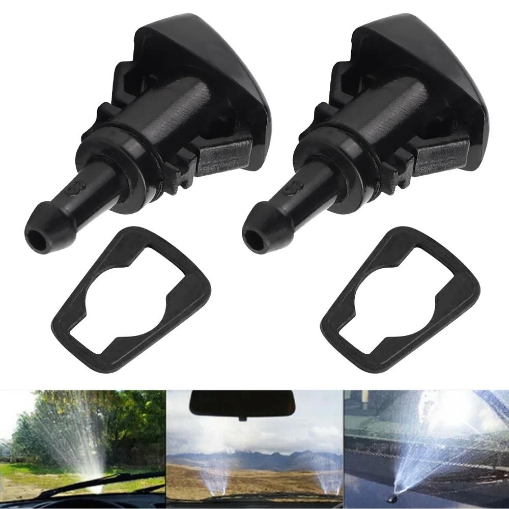 2x Форсунка омывателя ветрового стекла для Dodge Avenger 2008-11 Charger 2006-10