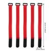10Pcs/Set Reusable Fishing Rod Tie Holder Strap Suspenders Fastener Hook Loop Cable Cord Tie Belt Fishing Tackle Box Accessories