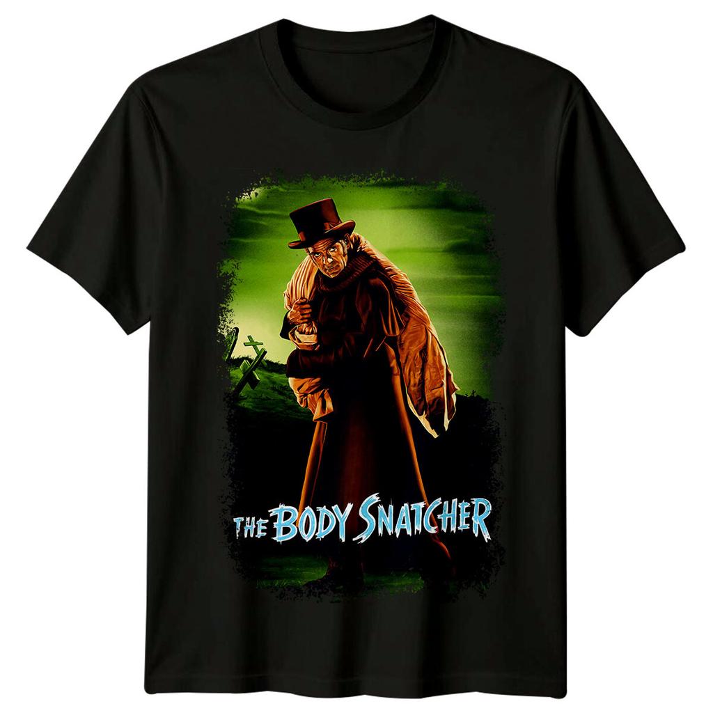 Der Leichenräuber (1945) Filmplakat inspiriert 100% Baumwolle T-Shirt Herren T-Shirts Oberteil Retro T-Shirt Unisex