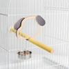 Parrot Perch Exercise Toys With Puppy Ear Mirror Parrot Perch Stand For Play Area Boredom Prevention Mental Stimulation