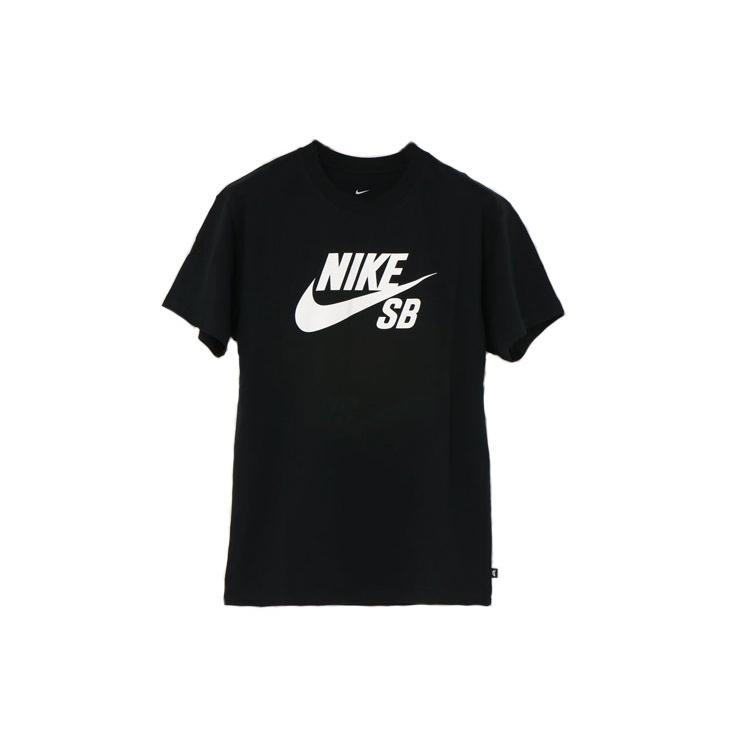 Nike SB Skateboard Big Logo Skateboard Short Sleeve Black Men s CV7540-010 L