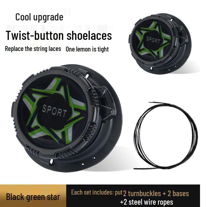 Uniwersalna Obrotowa Klamra do Butów - Outdoorowe Sportowe Leniwe Sznurowadła z Klamrą Drucianą Zapobiegającą Rozwiązywaniu