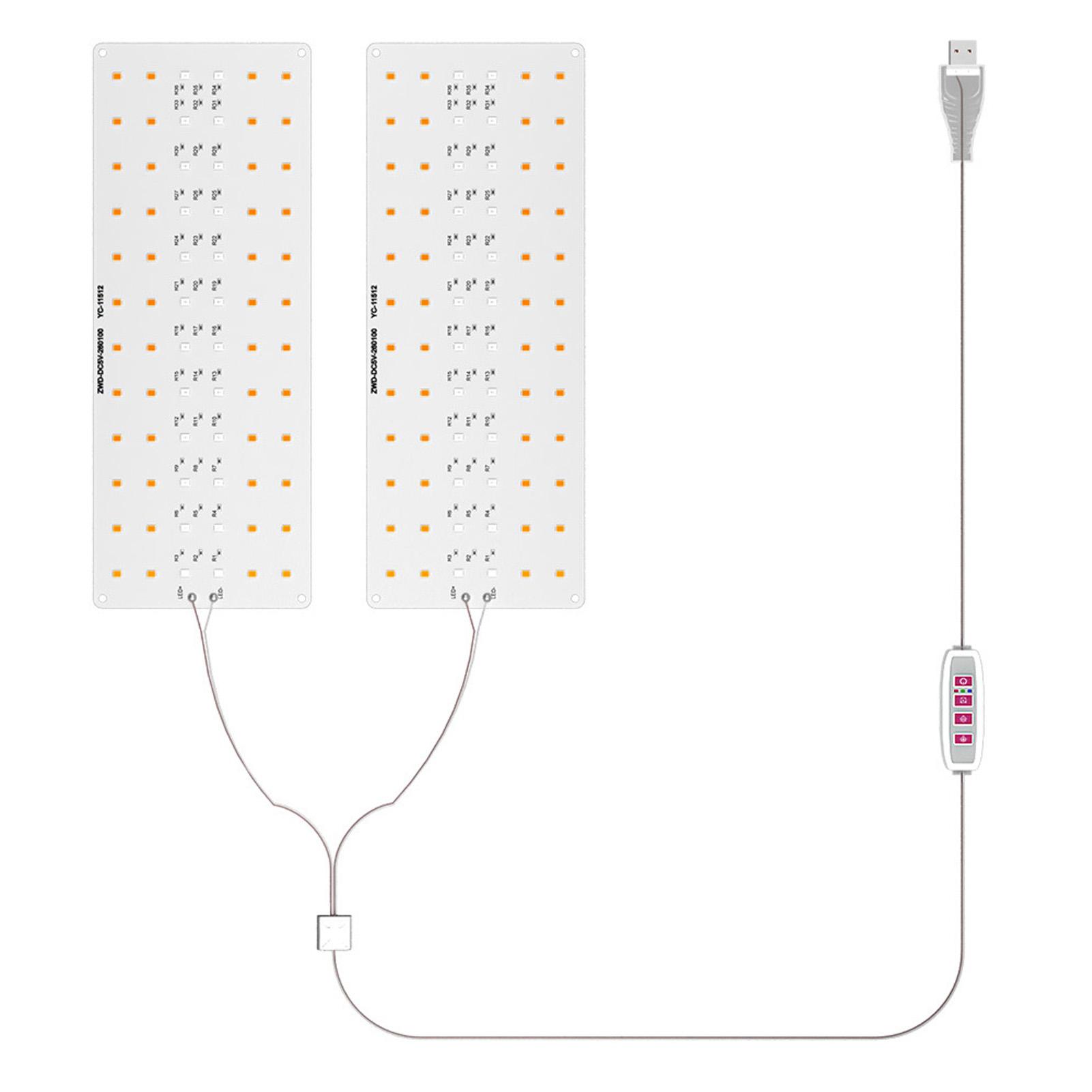 

Подсветка для растений под шкафом, полноспектральная, регулируемая, светодиодная лампа для выращивания растений в помещении, 8H 12H 16H