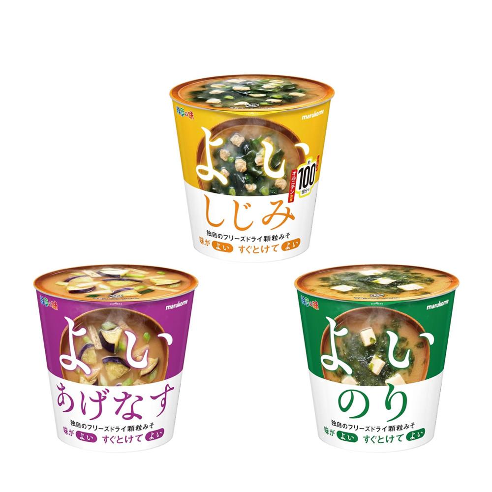 Marukome Ryotei no Aji Freeze Dried Instant Miso Soup Series