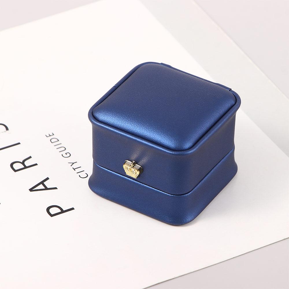 Case Lover Stud Earrings Birthday Crown Buckle Storage Case Jewelry Display Gift Boxes Ring Box
