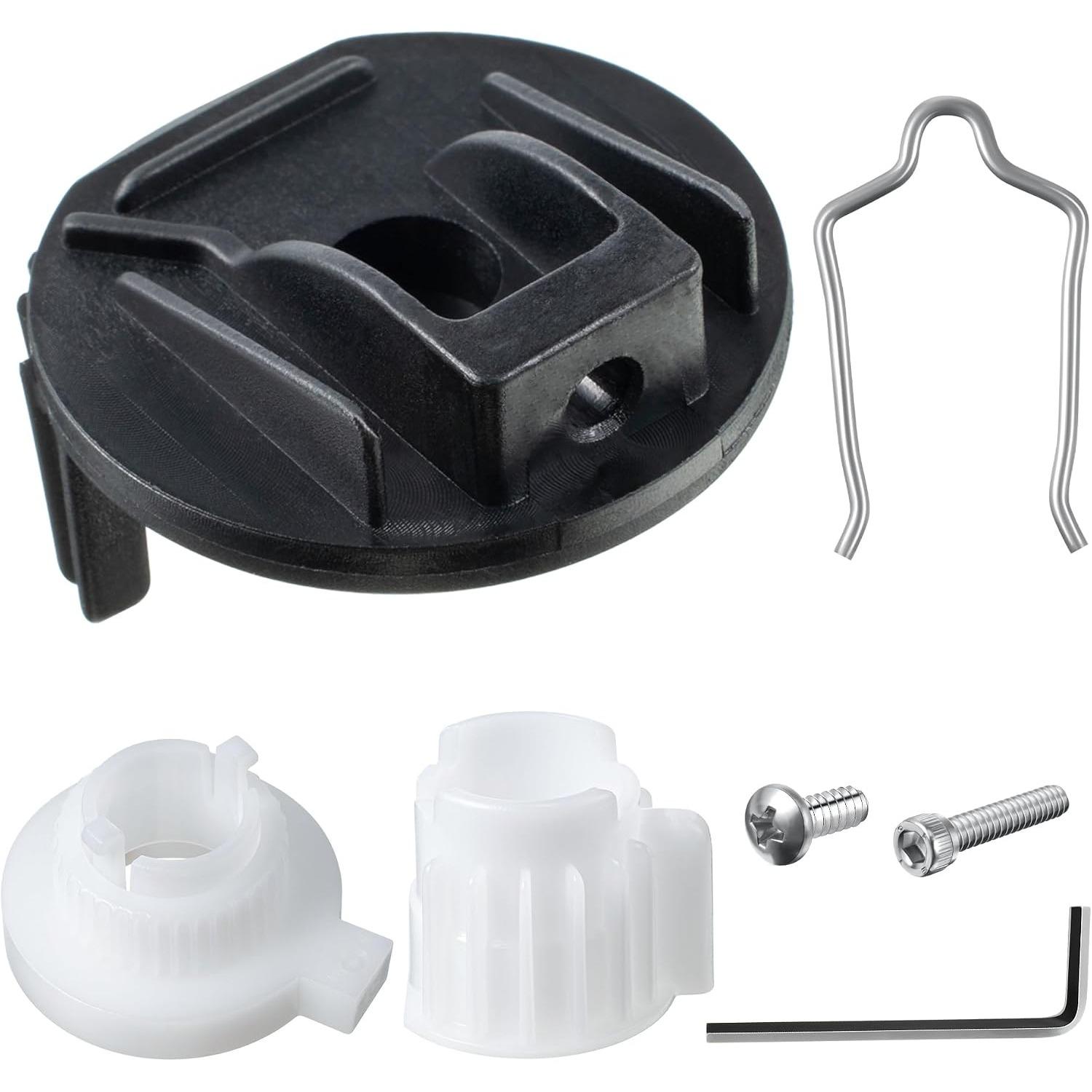 Shower Handle Adapter Kit Replacement for 116653, Compatible with Moen Posi-Temp Single Handle Tub/Shower Faucet Valve Cartridge, Shower Handle чёрный