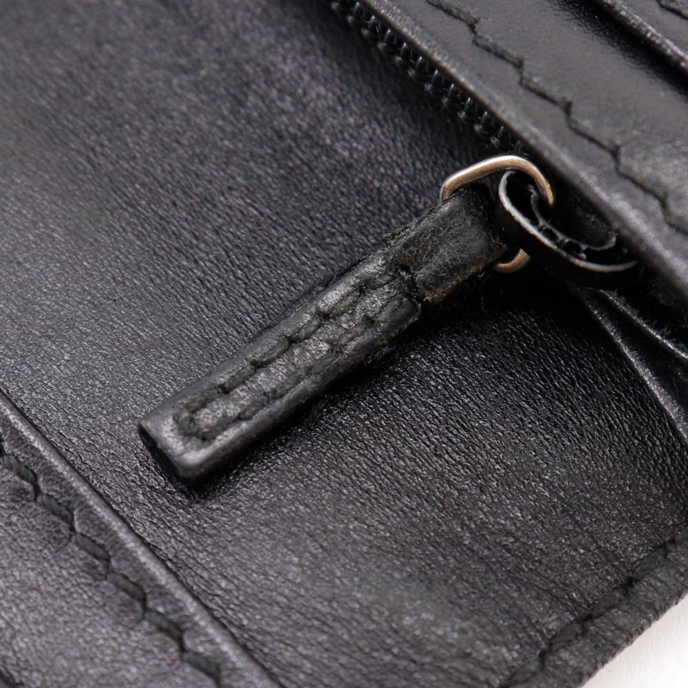 GUCCI GG Purse 146229 black Sima leather unisex Used