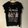 One Direction Top Shirt Womens Size 20 XXL Black Graphic Band Music 2015